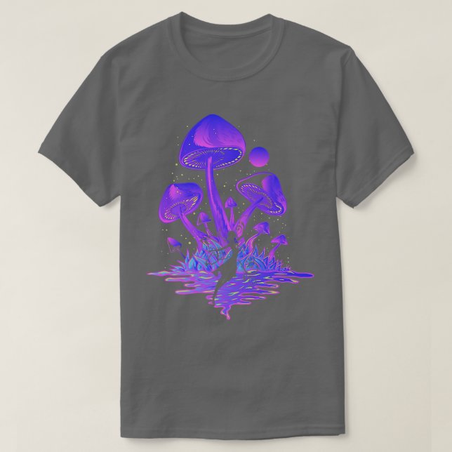 Fairy Dust Mushrooms Fairycore Goblincore Love Fae T-Shirt (Design Front)