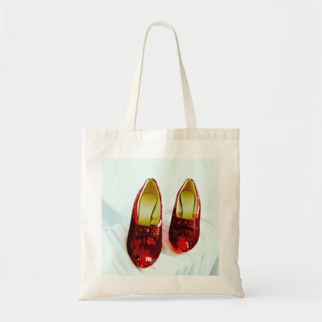 Fairy-Dust Ruby Slippers for every Dorothy! Tote Bag (Front)