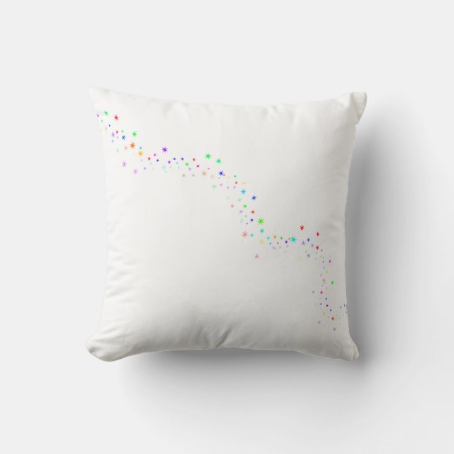 Fairy Dust Throw Pillow (Front)