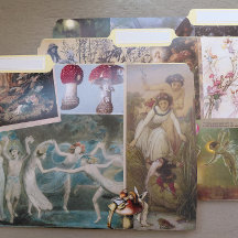 Fairy Dust Yellow File Folders