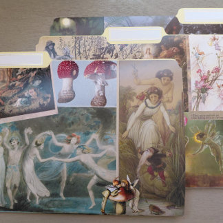 Fairy Dust Yellow File Folders