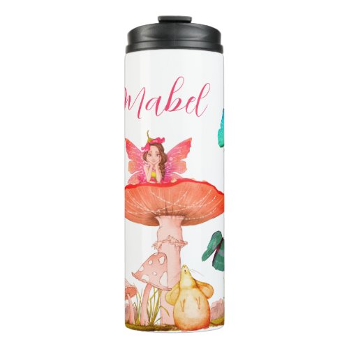  Fairy Enchanted Magic Mushroom Stars Personal Thermal Tumbler