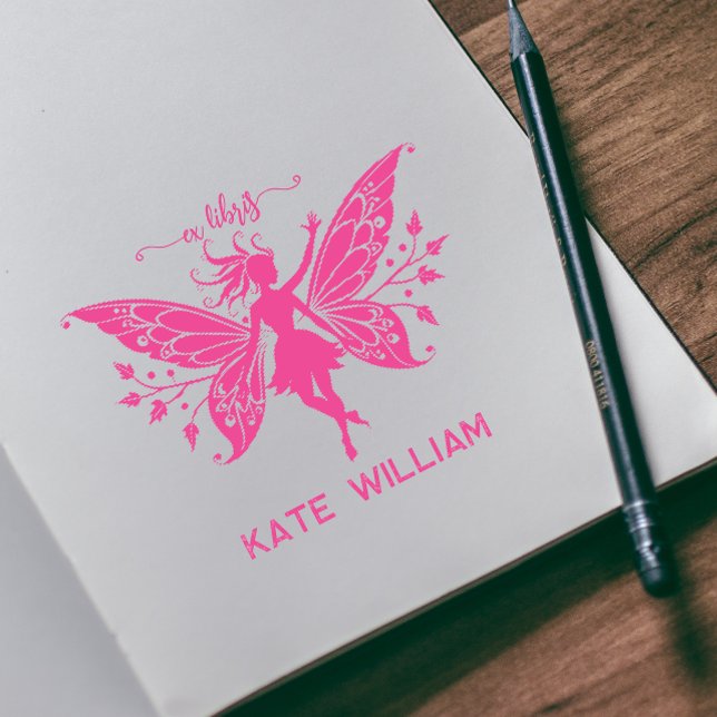 Fairy ex libris self-inking stamp (Creator Uploaded)