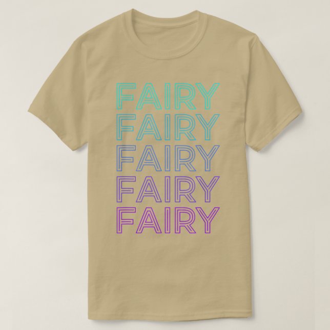 Fairy Fairycore Retro  T-Shirt (Design Front)