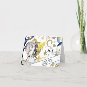 *~* Fairy Fantasy Coach Baby Shower Thank You Card