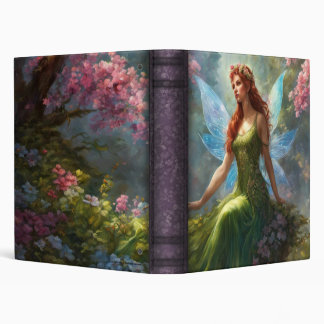 Fairy Fantasy no.4 Fine Art Faux Leather 3 Ring Binder