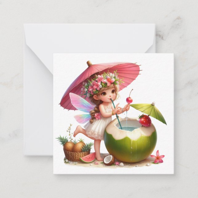 Fairy Fantasy Note Card (Front)