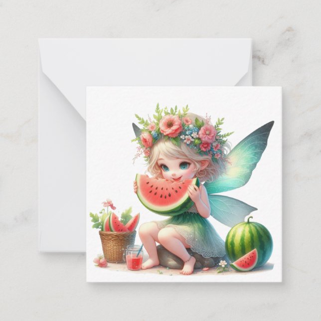 Fairy Fantasy Note Card (Front)
