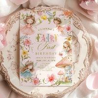 Fairy First 1st Birthday Enchanted garden