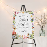 Fairy First Birthday 1st Birthday Welcome Sign<br><div class="desc">Matching Collection in the Little Bayleigh Store!</div>