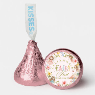 Fairy First Birthday Colorful Enchanted Garden Hershey®'s Kisses®