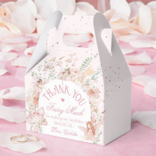 Fairy First Birthday Enchanted garden Whimsical Favor Boxes