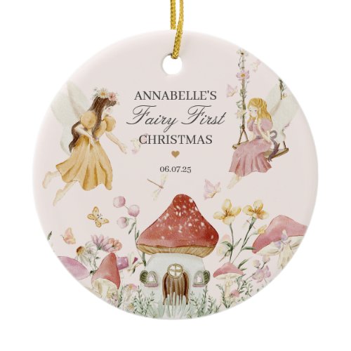 Fairy First Birthday Enchanted Keepsake Ornament