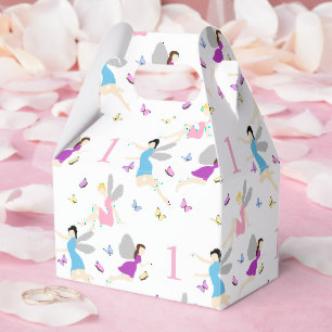 Fairy First Birthday Favor Boxes