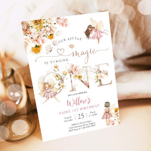 Fairy First Birthday Invitation