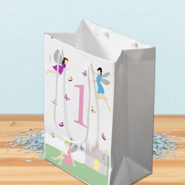 Fairy First Birthday Medium Gift Bag (Creator Uploaded)