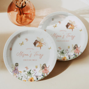 Fairy First Birthday  Paper Plates