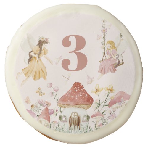 Fairy First Birthday Party Decor Favor Sugar Cookie