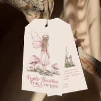 Fairy First Birthday Party Personalized Thank You