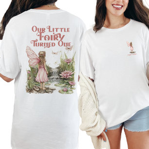 Fairy First Birthday Personalized  Family Matching T-Shirt