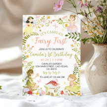 Fairy First Floral Garden Birthday Party