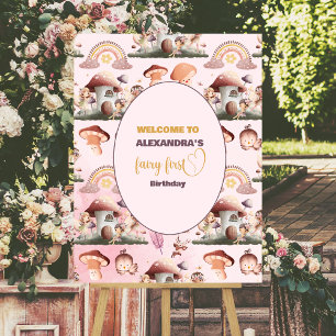Fairy First Girl's 1st Birthday Foam Board