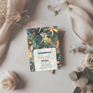 Fairy First Girl's 1st Birthday Invitation