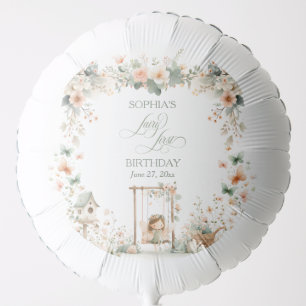 Fairy First Girl's Birthday Party Balloon