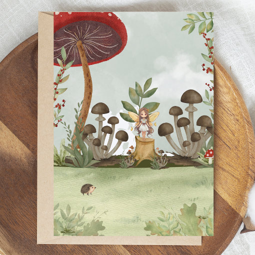 Fairy First Mushroom Forest 1st Birthday Invitation | Zazzle