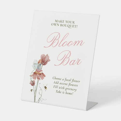 Fairy First Vintage Floral Birthday Bloom Bar