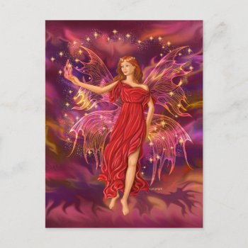 Fairy Flame Postcard by gailgastfield at Zazzle