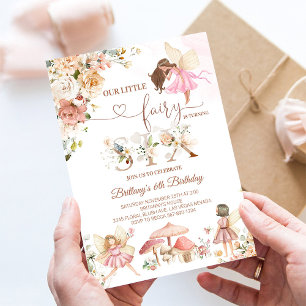 Fairy Floral Butterfly Magical Birthday Invite