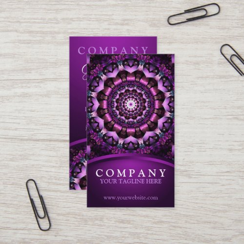 Fairy Flower Mandala Business Cards