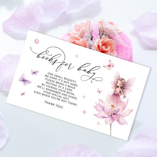 Fairy Flowers Books for Baby Ticket Enclosure Card