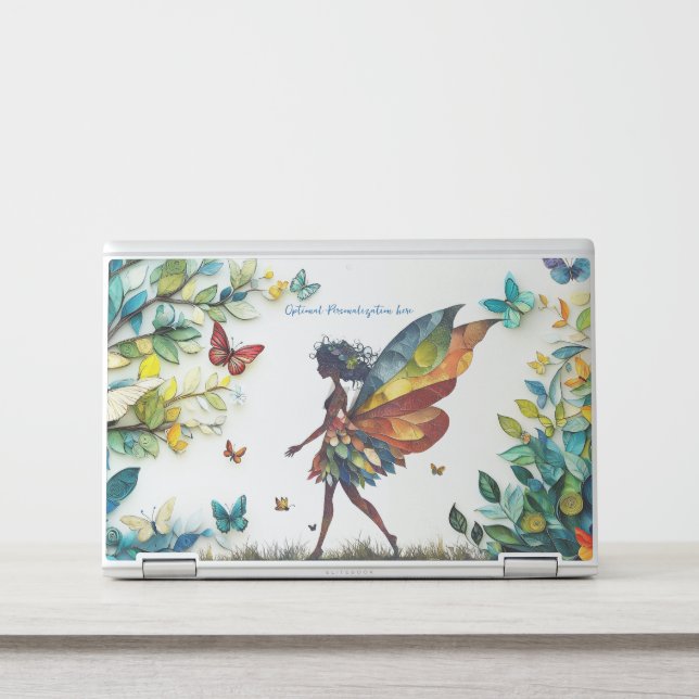 Fairy Flowers HP Laptop Skin (Front)