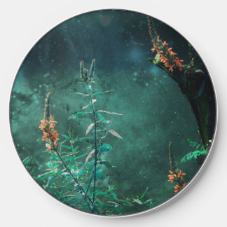 Fairy Flowers in the Jade Moonlight Wireless Charger