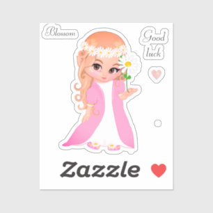 Fairy & Flowers Sticker