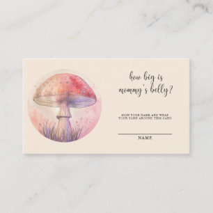 Fairy fly agaric - how big is mommy's belly  enclosure card