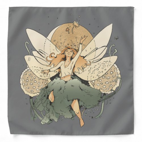 Fairy flying in the sky      bandana
