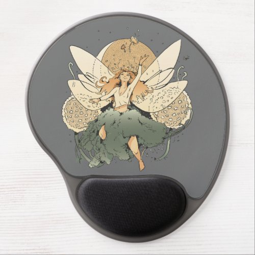 Fairy flying in the sky          gel mouse pad
