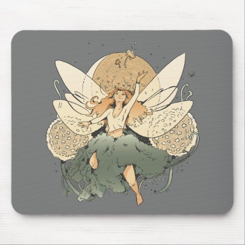 Fairy flying in the sky         mouse pad