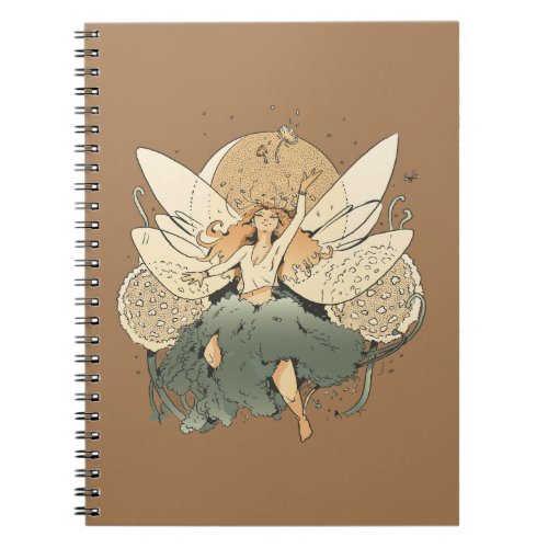 Fairy flying in the sky    notebook