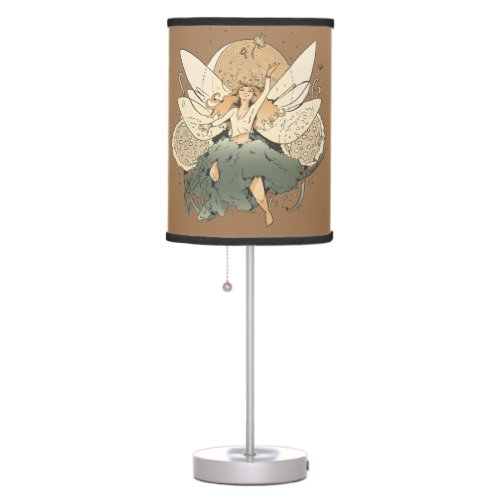 Fairy flying in the sky     table lamp