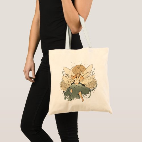 Fairy flying in the sky   tote bag