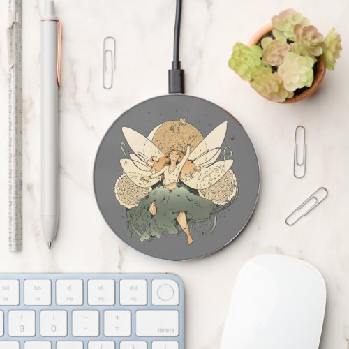 Fairy flying in the sky        wireless charger 