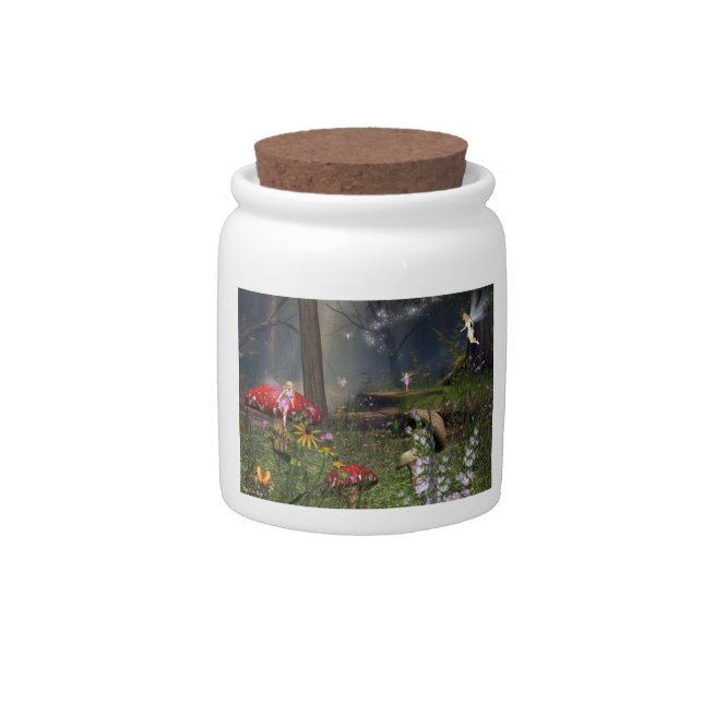 Fairy Forest candy Jar (Front)