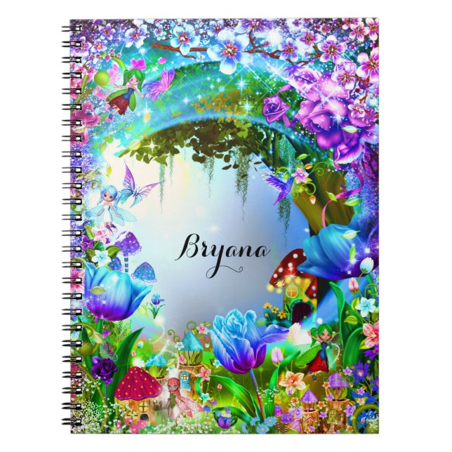 Fairy Forest Enchanted Magical Notebook (Front)