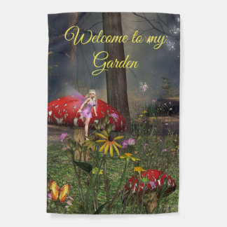 Fairy Forest garden flag