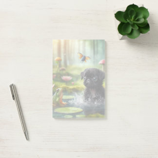 Fairy Forest Pug Memo Pad Post-it Notes
