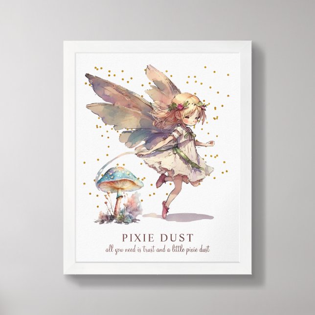 Fairy  framed art (Framed Front)